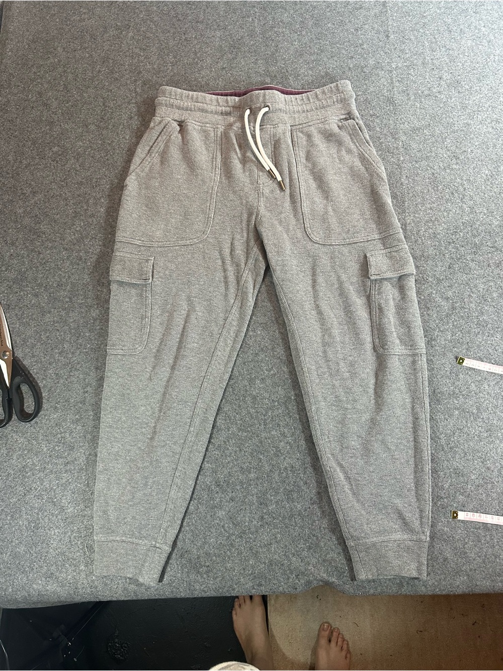 Brooks Brothers Gray Cargo Jogger Pants